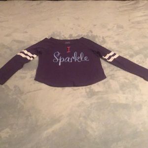 Soffee I sparkle Xs girls long sleeve shirt